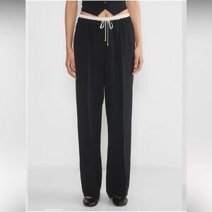 Aritzia Wilfred Sybil Pleated Trouser Pants
